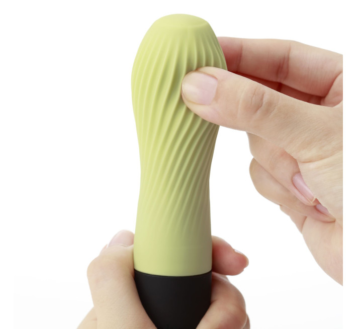 Вібратор IROHA ZEN Matcha з ніжною ребристою поверхнею