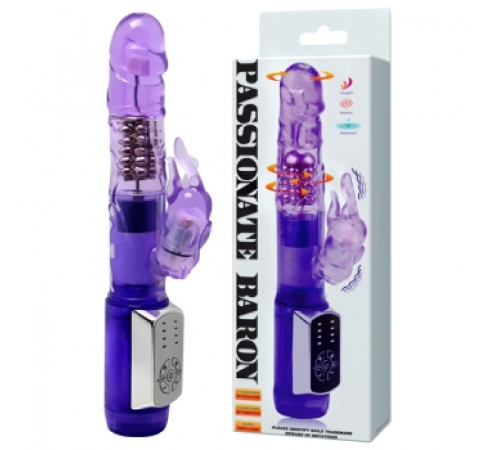Вібратор LyBaile Passionate Baron Vibrator Фіолетовий