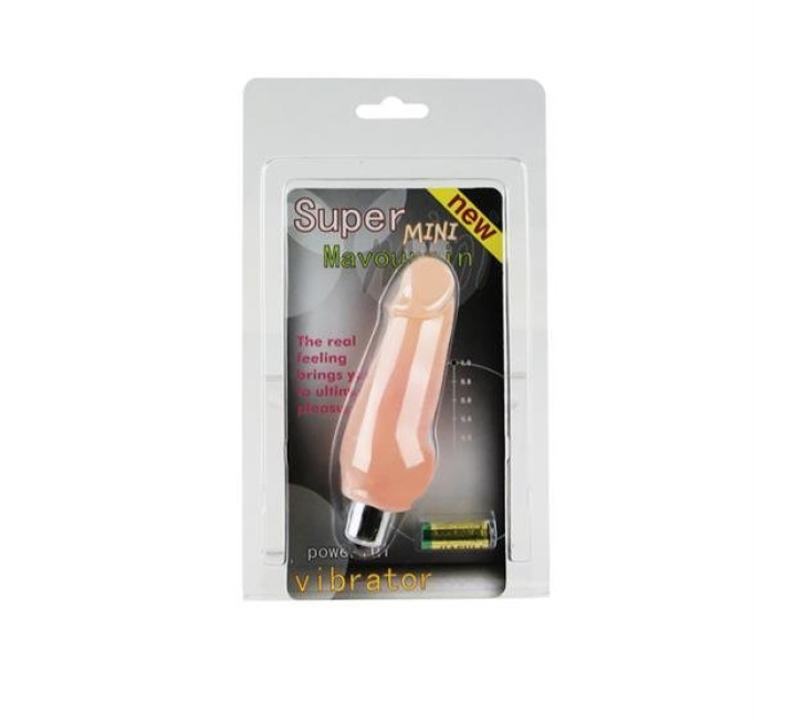 Реалистичный вибратор LyBaile Super Mini Vibrator Flesh