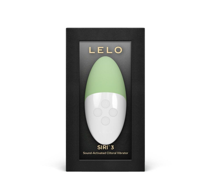 Музыкальный вибратор для клитора LELO SIRI 3 Green, вибрации в ритме звуков без смартфона