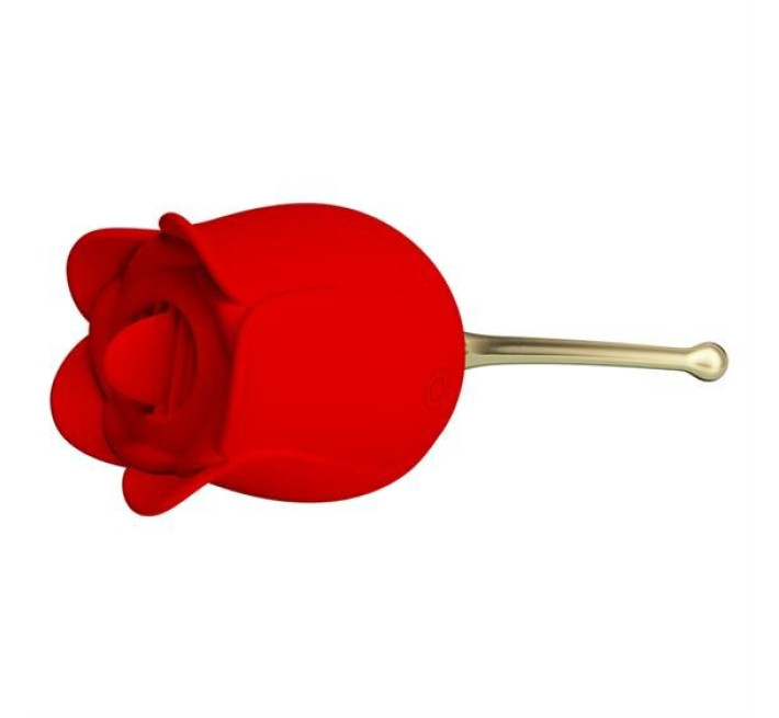 Клиторальный стимулятор Pretty Love Rose Lover Licking Stimulator Red