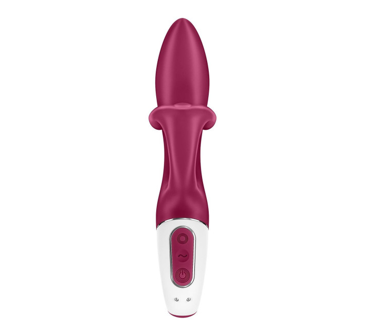Вибратор-кролик с тройным отростком Satisfyer Embrace me Berry, 2 мотора, диаметр 3,6 см