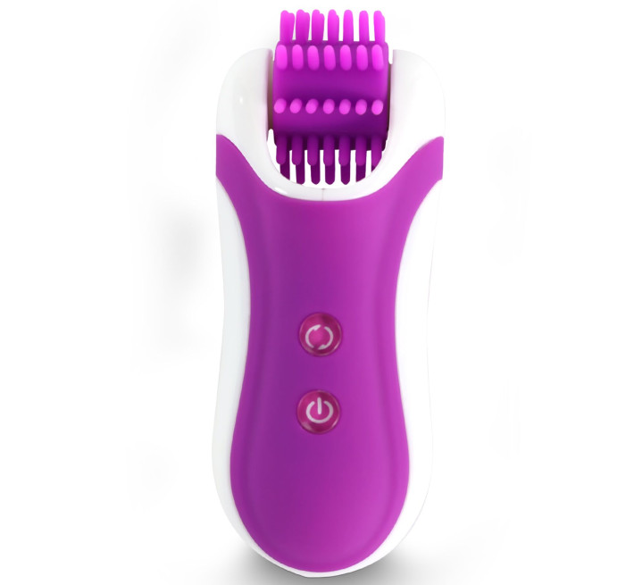 Стимулятор з імітацією оральних ласк FeelzToys Clitella Oral Clitoral Stimulator Фіолетовий