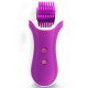 Стимулятор з імітацією оральних ласк FeelzToys Clitella Oral Clitoral Stimulator Фіолетовий