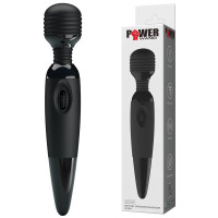 Вібратор Pretty Love Power Wand Massager Чорний Вібратор Pretty Love Power Wand Massager Чорний