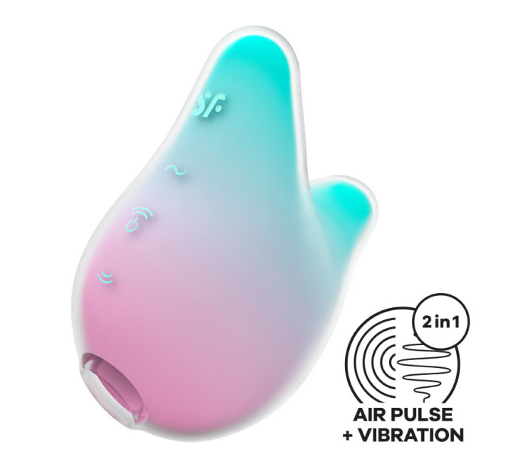 Вакуумный клиторальный стимулятор Satisfyer Mermaid Vibes Mint/Pink