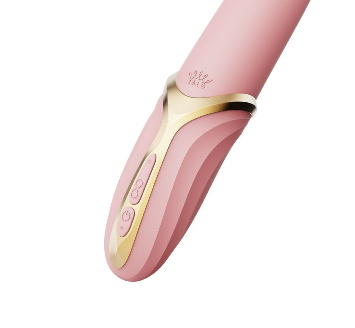 Вібратор Zalo – EVE Sakura Pink, вібрація + ротація, імітація язичка, підігрів до 39 °C
