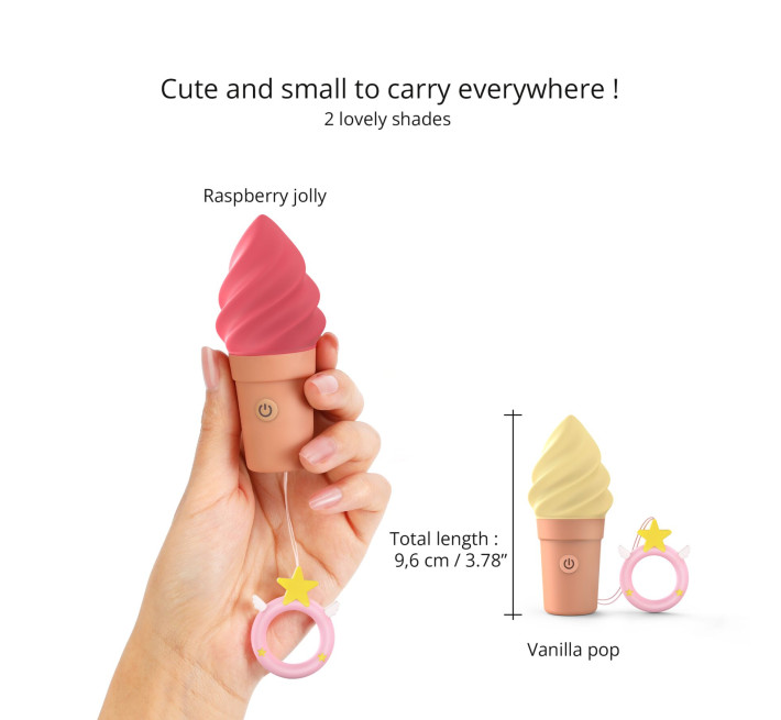 Вібратор-морозиво Love To Love CAND'ICE — RASPBERRY JOLLY