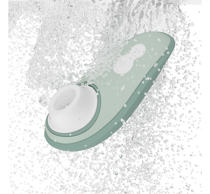 Вакуумний кліторальний стимулятор Womanizer Liberty 2 Sage, 8 режимів, магнітна кришечка