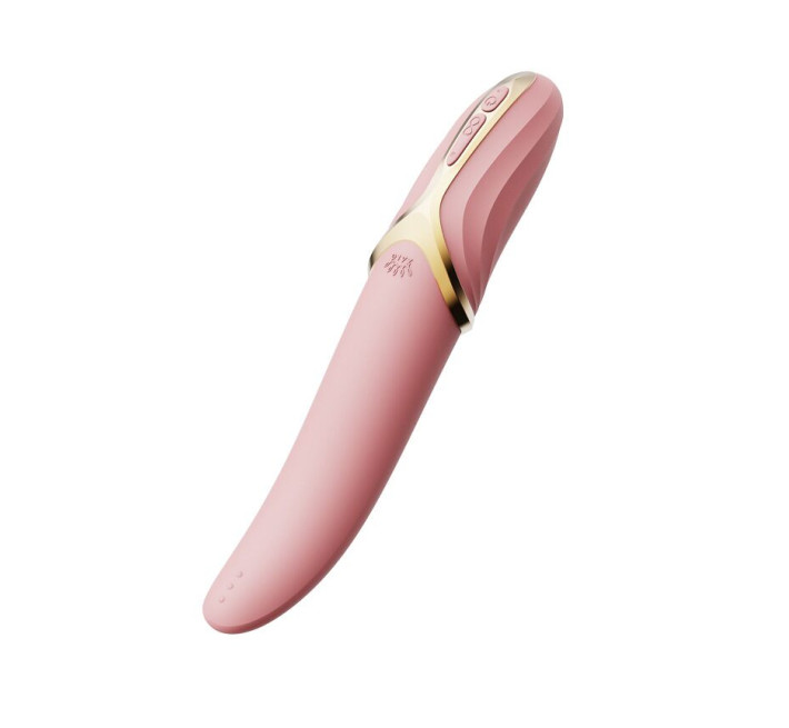 Вібратор Zalo – EVE Sakura Pink, вібрація + ротація, імітація язичка, підігрів до 39 °C