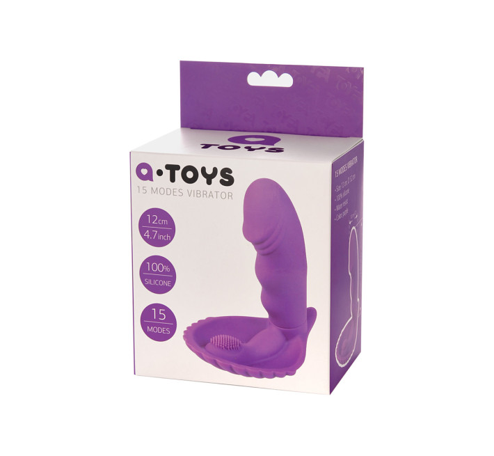 Стимулятор точки Toyfa G A-Toys 12 см Фіолетовий