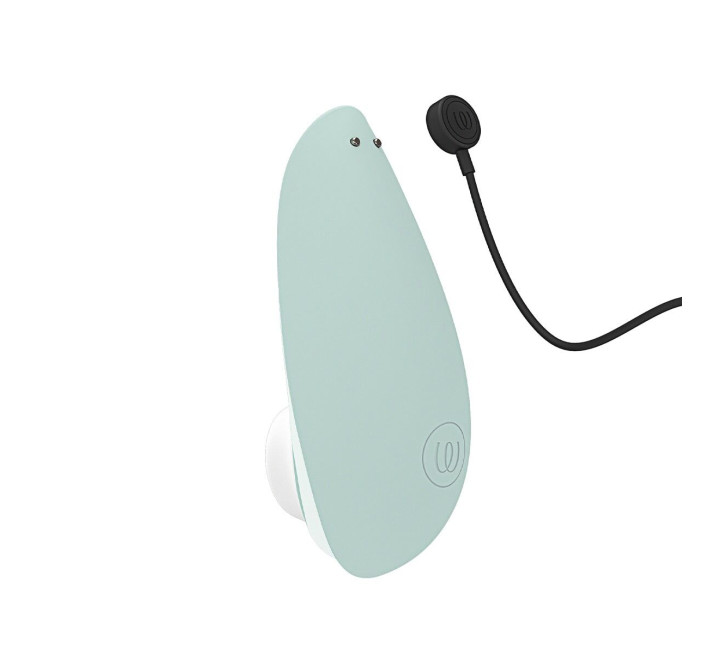 Вакуумний кліторальний стимулятор Womanizer Liberty 2 Sage, 8 режимів, магнітна кришечка