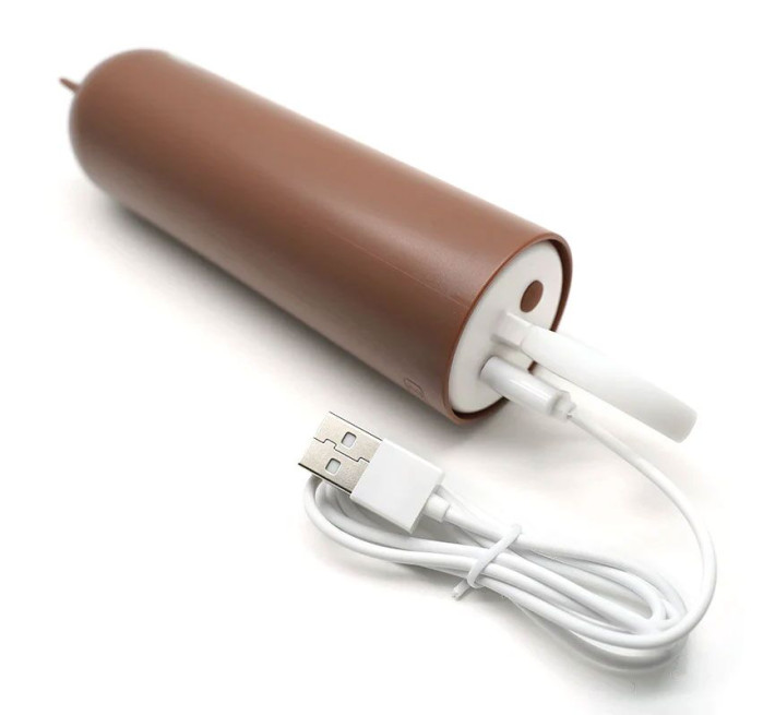 Вибратор CuteVibe Teddy Brown (Pink Dildo), реалистичный вибратор под видом мороженого