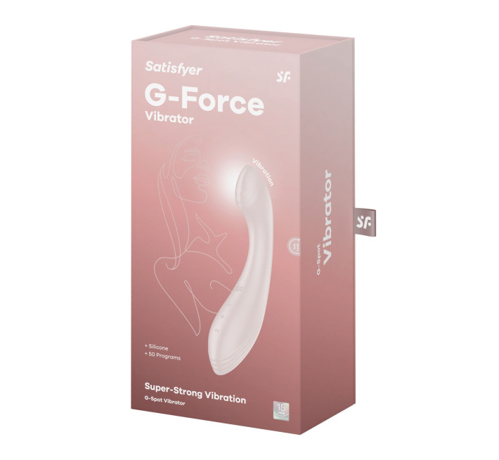 Вибратор для точки G Satisfyer G-Force Beige, 10 режимов + 5 уровней интенсивности