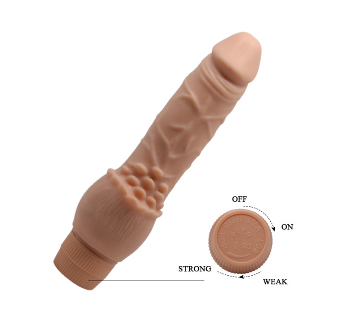 Вибратор LyBaile Barbara Clark Flesh, 19,5 см