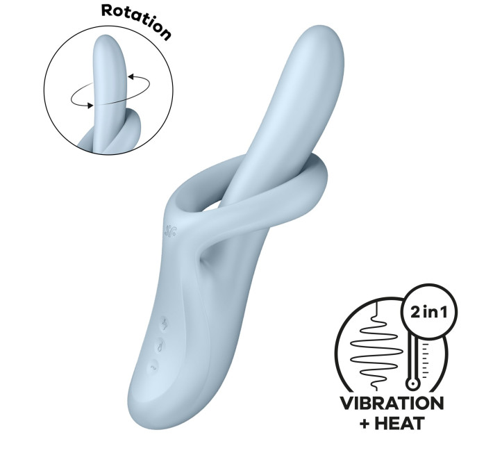 Вібратор Satisfyer Heat Flex 4 Blue