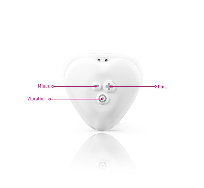 Вібратор для клітора Mystim Heart´s Desire White, 8 режимів, дуже потужний