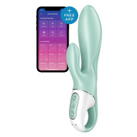 Смарт вібратор-кролик Satisfyer Air Pump Bunny 5+, надувається Смарт вібратор-кролик Satisfyer Air Pump Bunny 5+, надувається