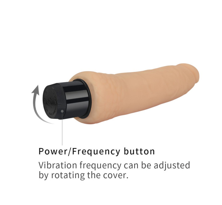 Реалистичный вибратор LoveToy Reel Feel 8 Телесный