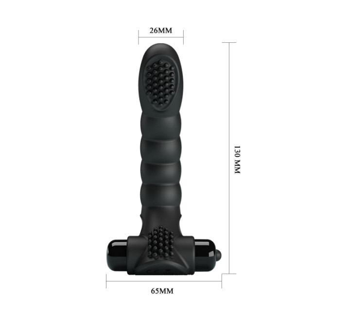 Насадка на палець Pretty Love Alexander Finger Vibrator Black