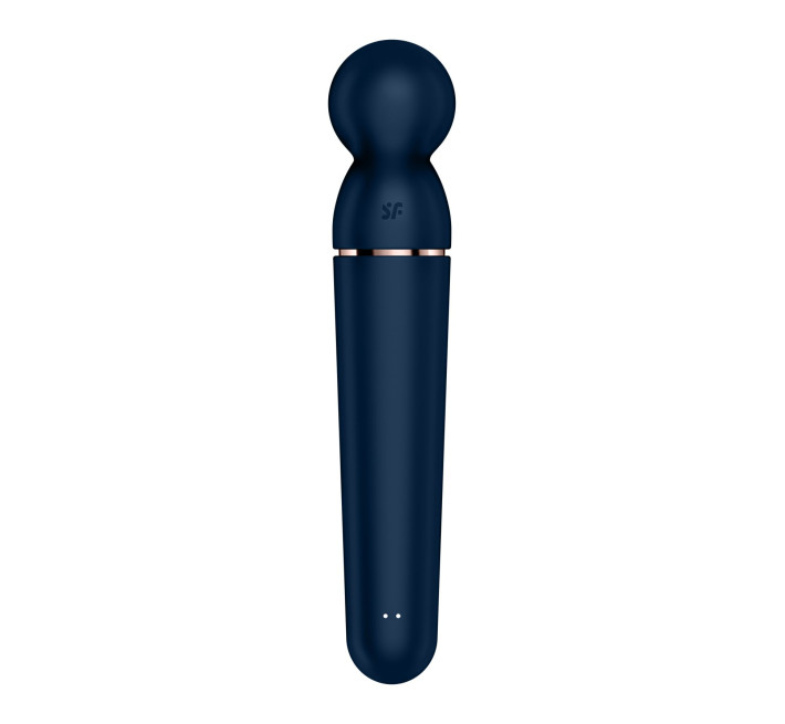 Вибромассажер Satisfyer Planet Wand-er Blue/Rosegold, очень мощный, беспроводной