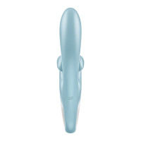 Вібратор-кролик Satisfyer Touch Me Blue, подвійний відросток, 3 потужні мотори