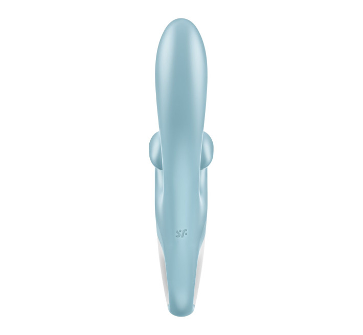 Вібратор-кролик Satisfyer Touch Me Blue, подвійний відросток, 3 потужні мотори