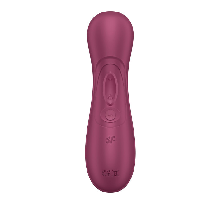Вакуумный клиторальный стимулятор Satisfyer Pro 2 Generation 3 with Liquid Air Wine Red