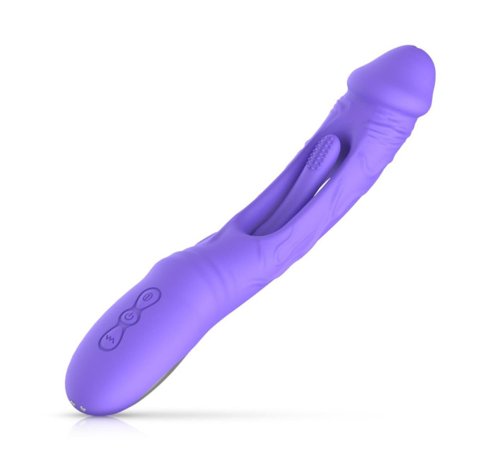 Вібратор Good Vibes Only - Flax Vibrating Dildo with G-Spot Stimulator