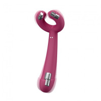 Вибратор для пар PLEASE ME - PLUM STAR с тремя моторами, гибкий