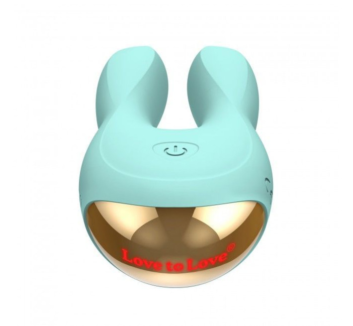 Вибратор-кролик Love To Love Hear Me Бирюзовый