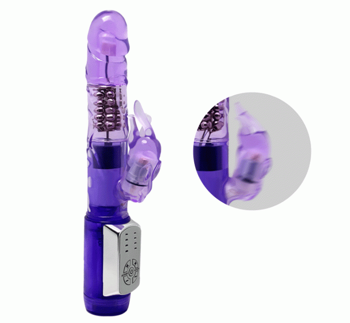 Вібратор LyBaile Passionate Baron Vibrator Фіолетовий