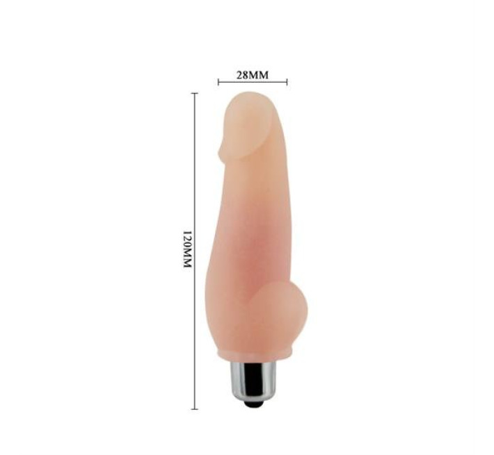 Реалистичный вибратор LyBaile Super Mini Vibrator Flesh