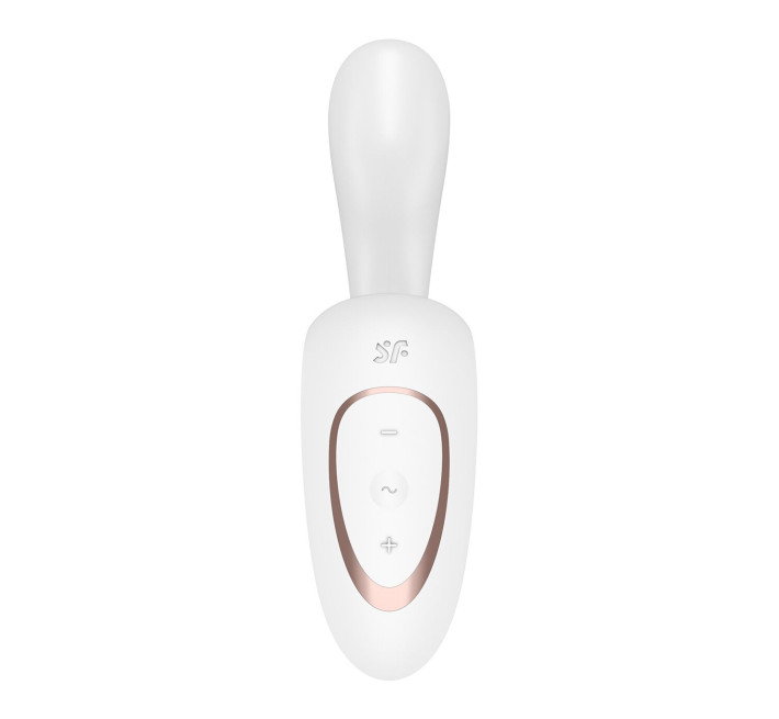 Вагінально-кліторальний вібратор Satisfyer G for Goddess 1 White, 2 мотори