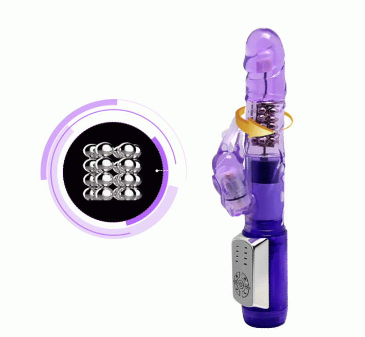 Вібратор LyBaile Passionate Baron Vibrator Фіолетовий