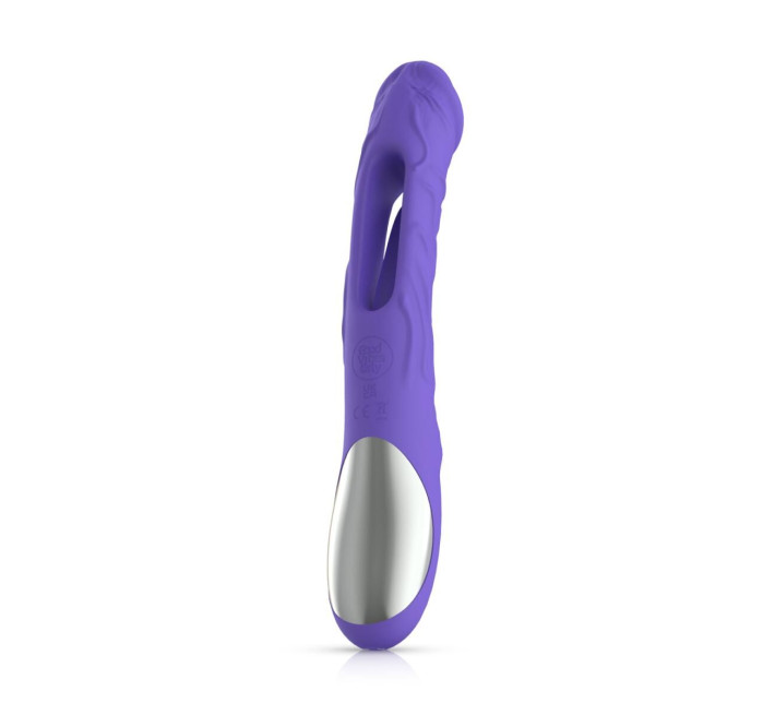 Вібратор Good Vibes Only - Flax Vibrating Dildo with G-Spot Stimulator