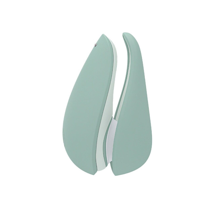 Вакуумний кліторальний стимулятор Womanizer Liberty 2 Sage, 8 режимів, магнітна кришечка