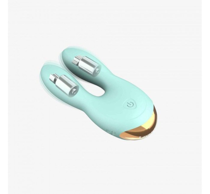 Вибратор-кролик Love To Love Hear Me Бирюзовый