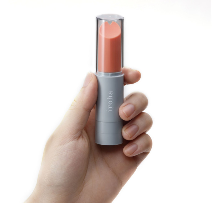 Вибратор-помада IROHA STICK серая
