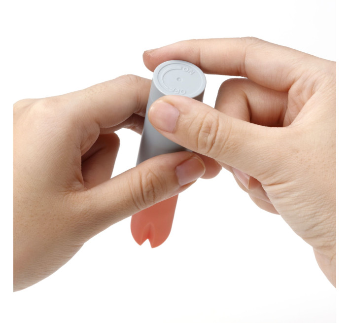 Вибратор-помада IROHA STICK серая