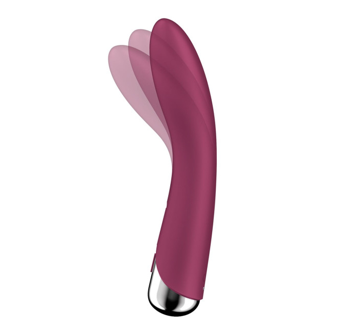 Вибратор точки G с вращением Satisfyer Spinning Vibe 1 Red, 2 мотора
