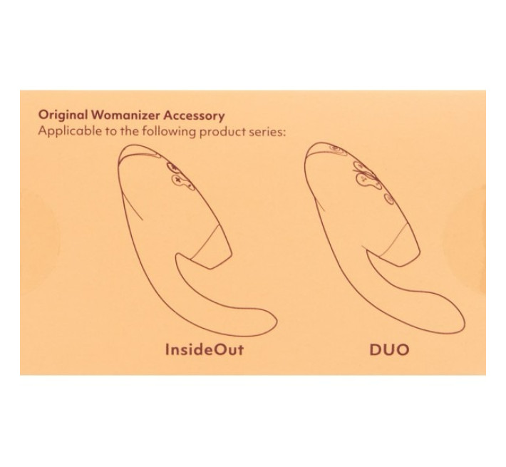 Змінні насадки Womanizer Duo, Inside Out М, Бордові, 3 шт
