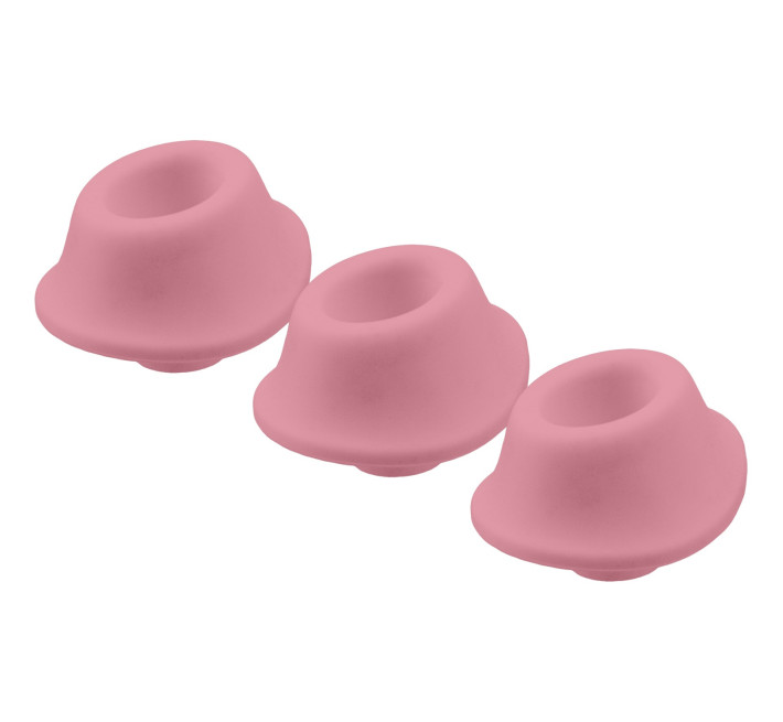 Змінні насадки Womanizer Premium, Classic, Liberty, Starlet - M, Рожеві, 3 шт