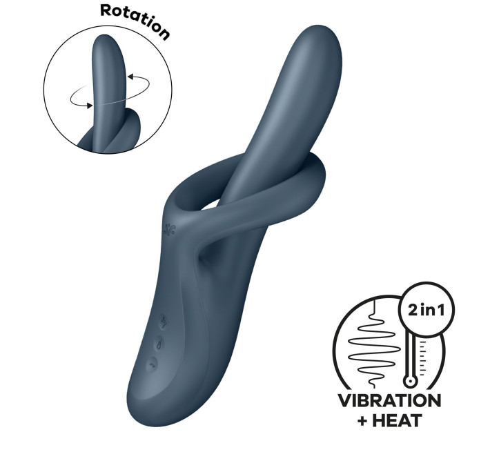 Вібратор Satisfyer Heat Flex 4 Grey