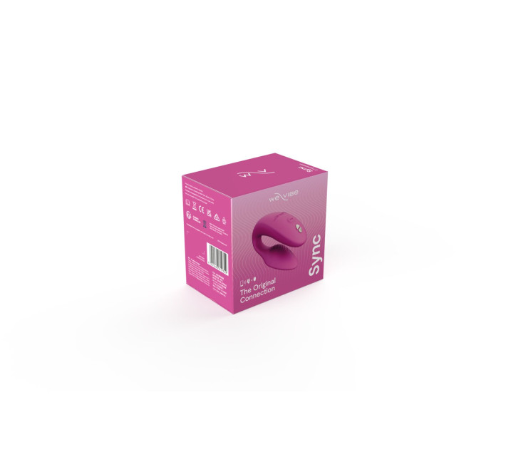 Смарт-вибратор для пар We-Vibe Sync 2 Rose, 10 виброрежимов, пульт ДУ