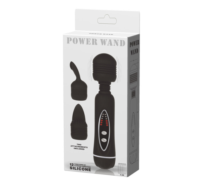 Вибратор с сменными насадками LyBaile Power Wand Massage Kit Black