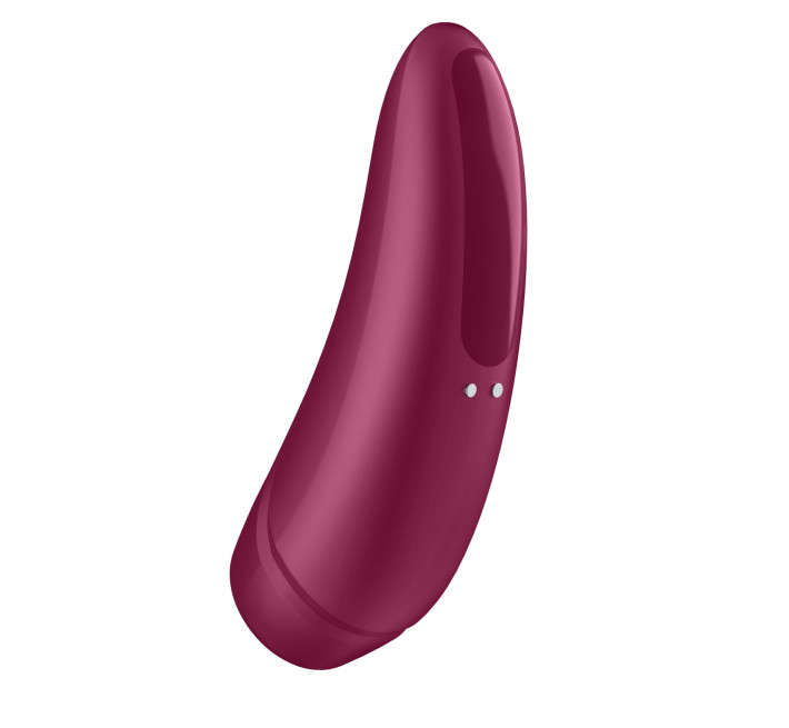 Вакуумный клиторальный стимулятор Satisfyer Curvy 1+ Красный