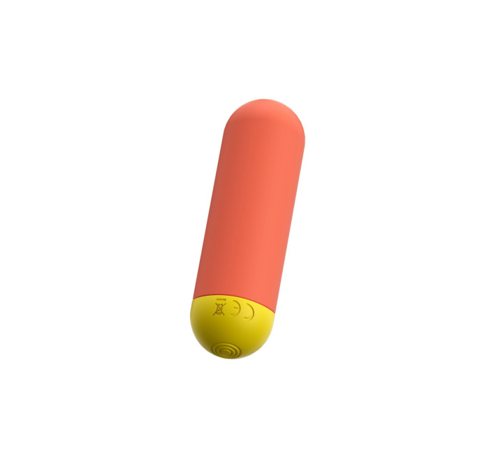 Мощный виброшар Romp Riot Light orange
