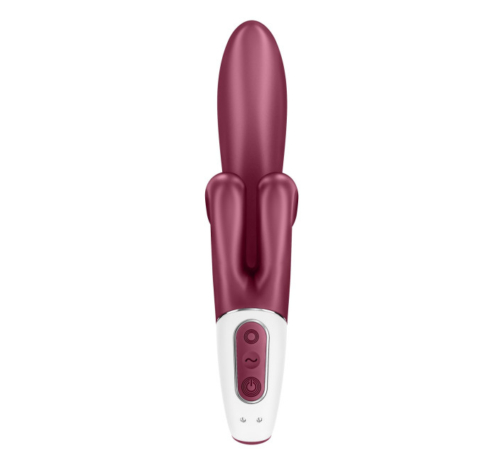 Вібратор-кролик Satisfyer Touch Me Red, подвійний відросток, 3 потужні мотори