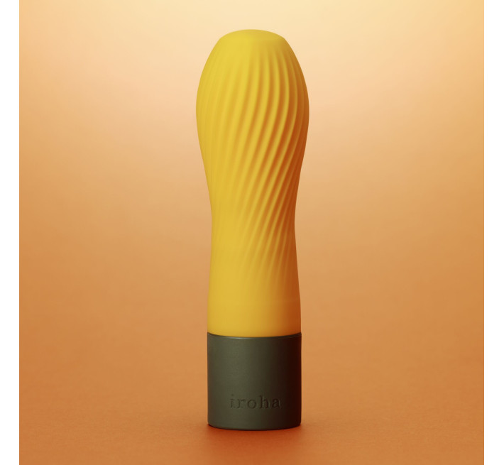 Вібратор IROHA ZEN Yuzucha з ніжною ребристою поверхнею